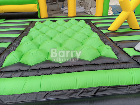 বিশাল আউটডোর ওয়াটার শুকনো inflatable থিম পার্ক জাতীয় ইনডোর বিগ বাউন্স হাউস উইপ আউট গেম স্লাইড ক্লাইম্বিং প্রাচীর