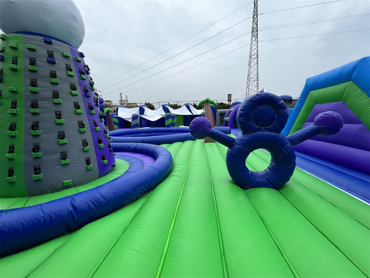 30x30 মিটার বড় বাউন্স বিনোদন পার্ক inflatable থিম পার্ক বাউন্স হাউস খেলার এলাকা খেলা