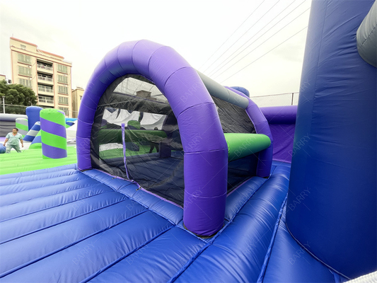 30x30 মিটার বড় বাউন্স বিনোদন পার্ক inflatable থিম পার্ক বাউন্স হাউস খেলার এলাকা খেলা