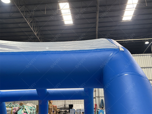 বাচ্চাদের জন্য আচ্ছাদন সহ ইনফ্ল্যাটেবল সুইমিং পুল ১০x৮x৩.৫ ফুট পিভিসি