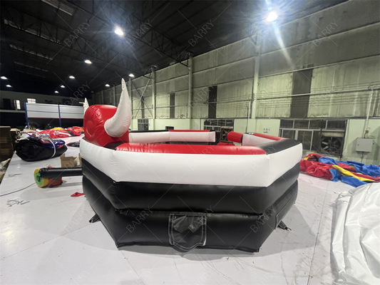 প্রাপ্তবয়স্কদের জন্য বায়ুচলাচল যান্ত্রিক বুল রাইড - রেড রোডিও সিমুলেটর