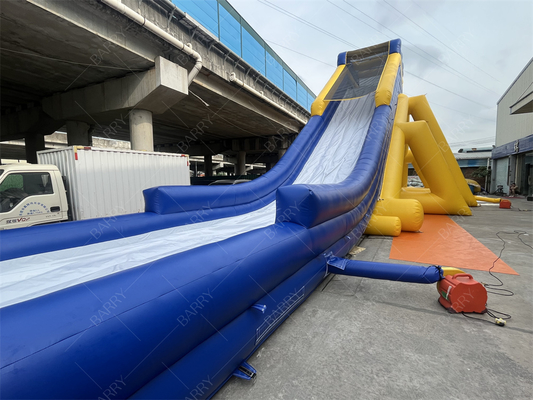 থিম পার্কের জন্য বাণিজ্যিক বিশাল inflatable জল স্লাইড 30x10.6m পিভিসি