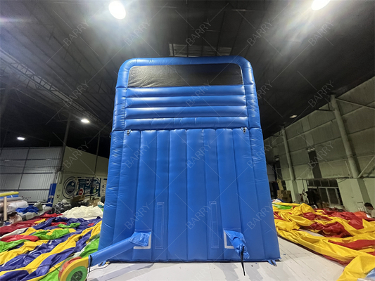 বিনোদন পার্ক আউটডোর বাগান বড় বাচ্চাদের জন্য ইনফ্ল্যাটেবল ডাবল ওয়াটার স্লাইড, টিনএজারদের বাড়ির উঠোনে ব্যবহারের জন্য