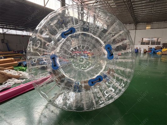 পিভিসি টিপিইউ ২.৫ মিটার ক্রেজি হিউম্যান হ্যামস্টার জোরবিং রোলিং বল ইনফ্ল্যাটেবল জোরব বল বাচ্চাদের এবং প্রাপ্তবয়স্কদের জন্য