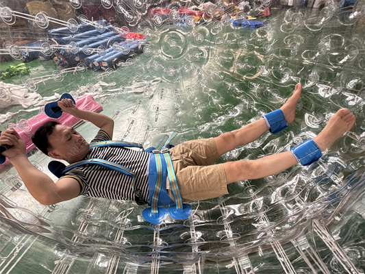 পিভিসি টিপিইউ ২.৫ মিটার ক্রেজি হিউম্যান হ্যামস্টার জোরবিং রোলিং বল ইনফ্ল্যাটেবল জোরব বল বাচ্চাদের এবং প্রাপ্তবয়স্কদের জন্য