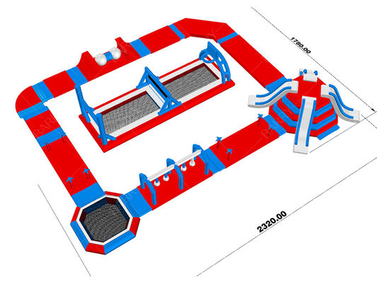 0.9 মিমি পিভিসি ভাসমান ইনফ্ল্যাটেবল ওয়াটার পার্ক হ্রদ ইনফ্ল্যাটেবল ওয়াটার গেমস সমুদ্রের জন্য ইনফ্ল্যাটেবল অ্যাকোয়া পার্ক
