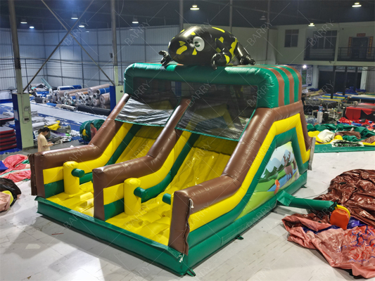 বিশাল inflatable ঝাঁপানো bouncer স্লাইড বাধা কোর্স inflatable খেলা বাধা বাচ্চাদের এবং প্রাপ্তবয়স্কদের জন্য ট্রাম্পলিন পার্ক