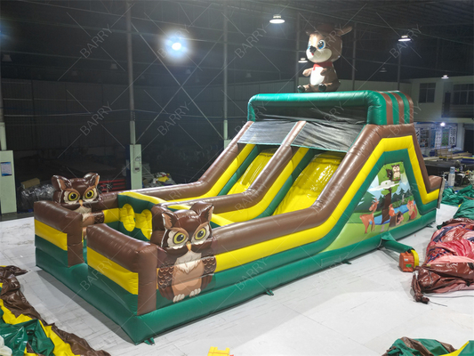 বিশাল inflatable ঝাঁপানো bouncer স্লাইড বাধা কোর্স inflatable খেলা বাধা বাচ্চাদের এবং প্রাপ্তবয়স্কদের জন্য ট্রাম্পলিন পার্ক