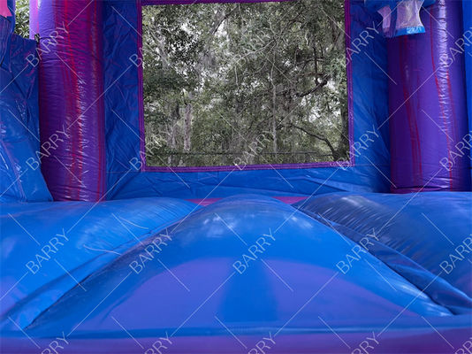 বাণিজ্যিক ইনফ্ল্যাটেবল ওয়াটার স্লাইড কম্বো বাউন্সার ইউনিকর্ন জাম্পার জাম্পিং মুন বাউন্সি ক্যাসল বাউন্স হাউস