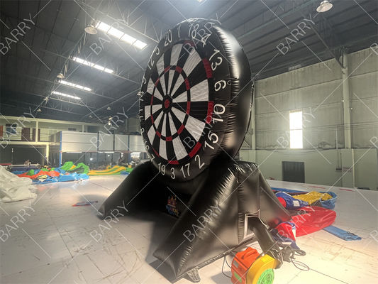 4.5mH High Quality Inflatable Football Darts Inflatable Soccer Darts Foot Dartboard With Velcro Balls