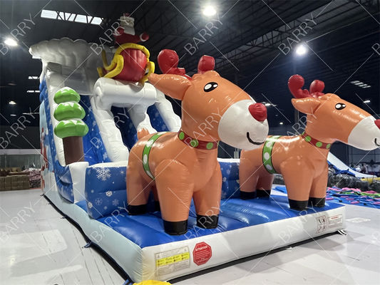 বড়দিনের জন্য বাণিজ্যিক কিডস এবং প্রাপ্তবয়স্কদের ইনflatable স্লাইড