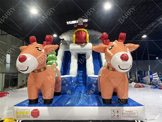 বড়দিনের জন্য বাণিজ্যিক কিডস এবং প্রাপ্তবয়স্কদের ইনflatable স্লাইড