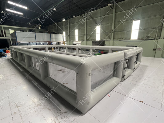 Outdoor Kids Inflatable Soccer Court Football Pitch Arena Airtight Blow Up Football Field For Sale