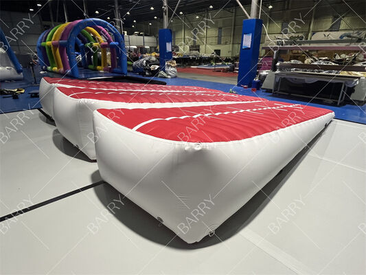Manufacture Gymnastics Exercise Inflatable Air Track Ramp / Gymnastic Air Incline Triangle Ramp Mats