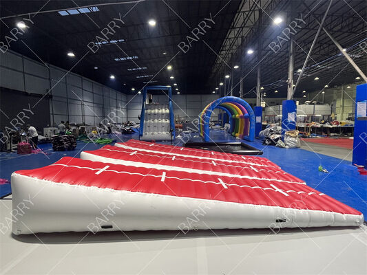 Manufacture Gymnastics Exercise Inflatable Air Track Ramp / Gymnastic Air Incline Triangle Ramp Mats