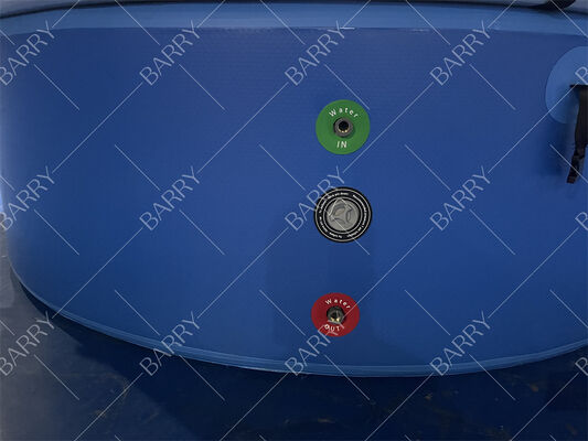 টেকসই সস্তা দাম বড় আকারের শিশু প্রাপ্তবয়স্ক পরিবার সাঁতার ড্রপ সেচ ঢাকনা সহ inflatable পুল