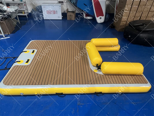 ড্রপ সেলাই উপাদান ইনফ্ল্যাটেবল ফ্লোটিং জেট স্কি ডক, ইনফ্ল্যাটেবল কাস্টম জেটস্কি ও সি-বব ডক