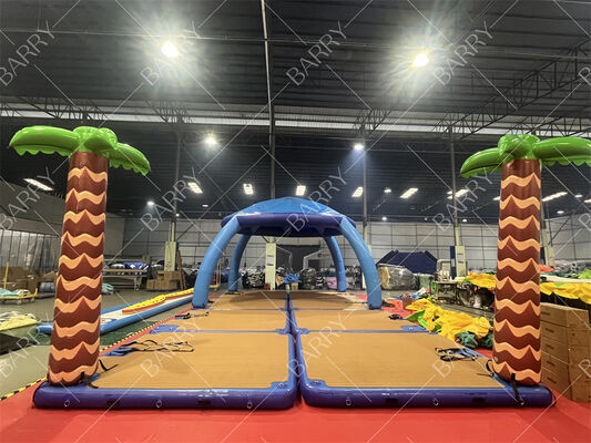 সমুদ্রের জল এবং জলের জন্য তাঁবু সহ কাস্টম ডিজাইন করা ইনফ্ল্যাটেবল ফ্লোটিং প্ল্যাটফর্ম ও ওয়াটার ফ্লোটিং বানাস