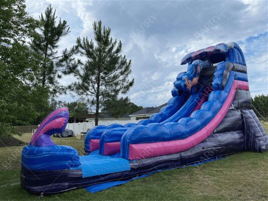 Mermaid Themed Inflatable Slide for Kids for Outdoor Play and Entertainment