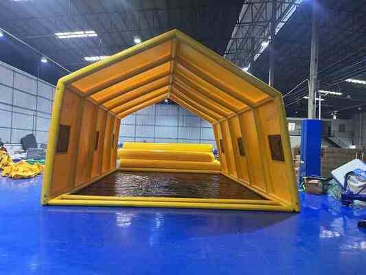 পরিবেশ বান্ধব মোবাইল ওয়াশিং ফ্লোর ম্যাট inflatable গাড়ী ওয়াশিং ম্যাট, inflatable জল সংগ্রাহক