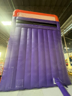 বাণিজ্যিক গ্রেড ডাবল লেন ইনফ্ল্যাটেবল স্লাইড পুল সহ, ট্রেন্ডি নিওন / টিকটোক থিমযুক্ত শুকনো / ভিজা স্লাইড পার্টি ভাড়া এবং ইভেন্টের জন্য বাচ্চাদের খেলার সিস্টেম