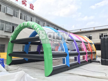 বাইরে পিভিসি Inflatable টেনিস তাঁবু, ক্রীড়া জন্য Inflatable আর্চ তাঁবু