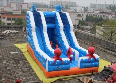 ডাবল স্লাইড ওয়ে বাণিজ্যিক Inflatable স্লাইড, প্রাপ্তবয়স্কদের জন্য দৈত্য Inflatable মেগা স্লাইড