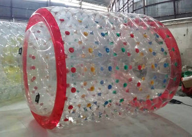 বিস্ময়কর Inflatable জল খেলনা / ফ্যান জন্য Inflatable অ্যাকোয়া রোলের বল