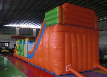 ফায়ার প্রতিরোধক বিশাল inflatable Obstacle কোর্স খেলার মাঠ / Obstacle কোর্স বাউন্স হাউস
