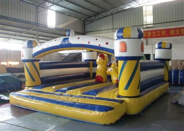 রঙিন Inflatable বাউন্সার, বাধা সঙ্গে দৈত্য Inflatable বাউন্সার