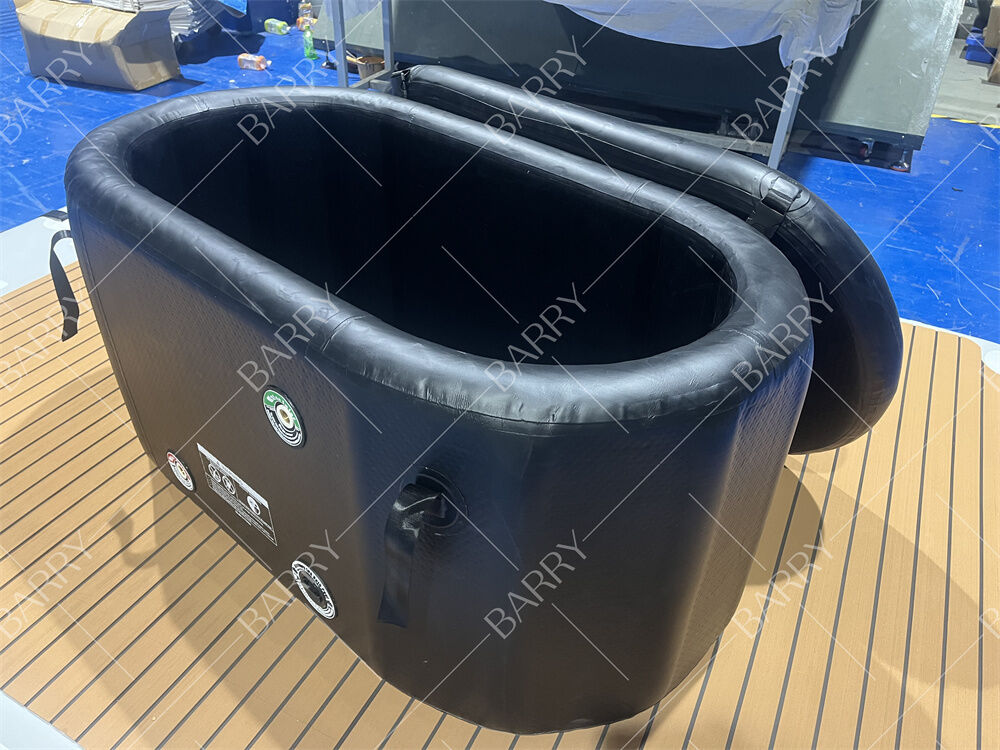 হাই কোয়ালিটি Inflatable ড্রপ স্টিচ আইস স্নান পুল থেরাপি পুনরুদ্ধারের জন্য কোল্ড ডুব আইস টব