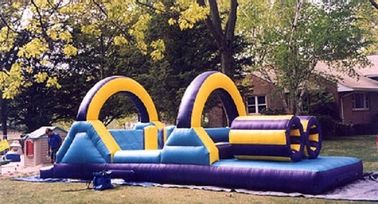 বাড়ির পিছনের দিকের উঠোন রঙিন Inflatable বাউন্সি Obstacle কোর্স ইকো - বন্ধুত্বপূর্ণ