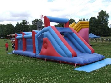 আধুনিক দৈত্য প্রাপ্তবয়স্ক Inflatable Obstacle কোর্স গেম খেলার মাঠ