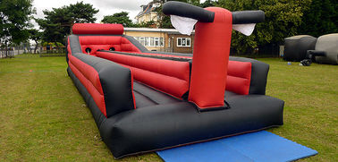 2 লেন Inflatable Bungee রান প্রতিযোগিতার জন্য খালেদা Inflatable গেম রেস