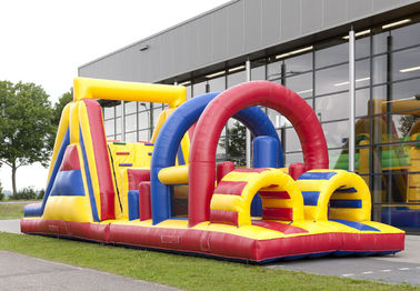 মজা জনপ্রিয় Inflatable Obstacle কোর্স Bouncy কাসল উত্তেজনাপূর্ণ