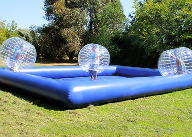 কাস্টম আউটডোর Inflatable খেলনা পরিবারের জন্য পুল সঙ্গে শারীরিক বাম্পার বল Arena মজার বক্র