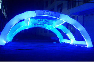 আলংকারিক Inflatable বিজ্ঞাপন পণ্য, LED হালকা Inflatable রেনবো আর্ক