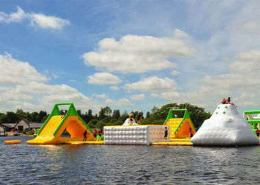 সাগর জন্য জলরোধী Inflatable জল পার্ক, ভাসমান ওয়াটার পার্ক সরঞ্জাম কিনুন