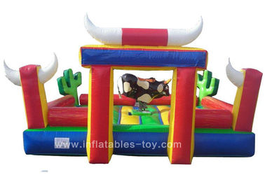 বাণিজ্যিক Inflatable স্পোর্টস গেম রাইডিং মেশিন পার্ক জন্য Inflatable মেকানিক্যাল বুল