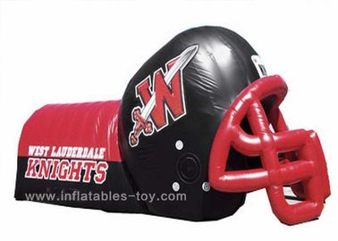 প্রাপ্তবয়স্কদের ফুটবল খেলা ফুটবল দল Inflatable ফুটবল হেলমেট টানেল