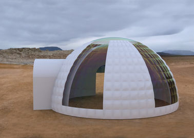 সর্বশেষ সাদা এবং কালো ক্যানভাস / পিভিসি জলরোধী Inflatable কাস্টম লোগো