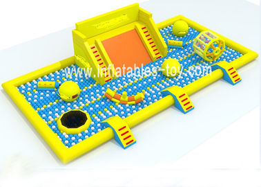 প্লাস্টিক বল সঙ্গে সর্বশেষ Inflatable বিনোদন পার্ক, কিডস জন্য Inflatable খেলনা পার্ক