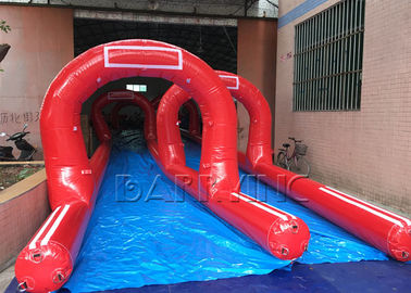কাস্টমাইজড আশ্চর্যজনক দৈত্য / বিগ Inflatable স্লাইড Inflatable পাইরেট জাহাজ ডাবল স্লাইড