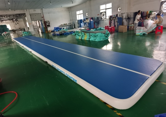 DWF 1.2mm প্লেটো ইনফ্ল্যাটেবল জিমন্যাস্টিকস টাম্বল ম্যাটস এয়ার ট্র্যাক 15*2*0.2m