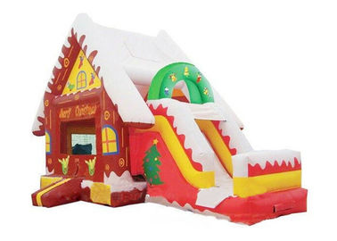 বড় উৎসব Inflatable বাউন্স হাউস স্লাইড কম্বো বাউন্সার ক্রিসমাস জন্য জাম্পিং হাউস
