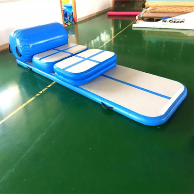 30cm এয়ার সিলড এক্সারসাইজ ইনফ্ল্যাটেবল এয়ার ট্র্যাক টাম্বলিং ম্যাট জিমন্যাস্টিক মিন্ট গ্রিন