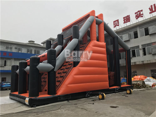 12X5.6X8M বাণিজ্যিক জাম্পিং ক্যাসেল ফ্রি ফল ইনফ্ল্যাটেবল ড্রপ জাম্প গেম