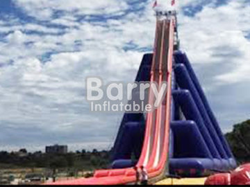 0.55 মিমি পিভিসি বাণিজ্যিক গ্রেড জায়েন্ট Inflatable স্লাইড বহিরঙ্গন জন্য সহজ সেটআপ