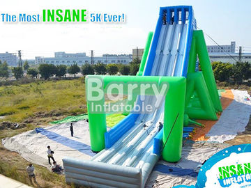 কাস্টমাইজড 5k স্লিংশ্ট দৈত্য 0.55 মিমি পিভিসি Tarpaulin জন্য প্রস্ফুটিত স্লাইড