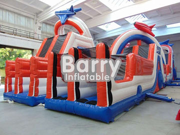 প্রাপ্তবয়স্কদের দৈত্য Inflatable Blow আপ বাধা কোর্স গেমস 30 এক্স 8 এক্স 7 মি 0.9 মিমি পিভিসি